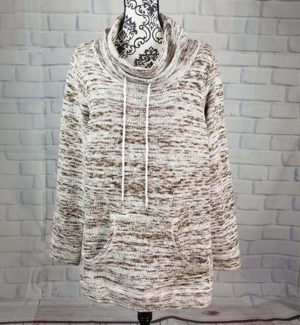 Preswick & Moore plus sz 2x popover sweater pocket